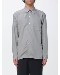 Our Legacy - Tencel Shirt With A French Collar And A Chest Patch Pocket - Lyst