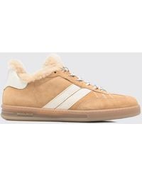 Woolrich - Double Panelled Suede Shearling-Lined Sneakers - Lyst