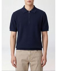 Kangra - Cotton Knit Polo Shirt - Lyst