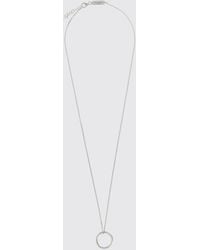Maison Margiela - Logo Ring Necklace - Lyst