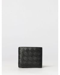 Bottega Veneta - Woven Calfskin Bifold Wallet - Lyst