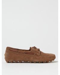 Tod's - Gommino Suede Loafer - Lyst