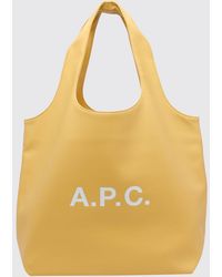 A.P.C. - Ninon Faux Leather Tote Bag - Lyst