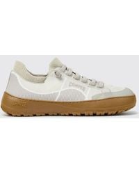Camper - Peu Serra Bicolor Abstract Pattern Slip-On Sneakers With Vibram Sole - Lyst