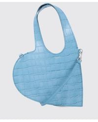 Coperni - Heart Croc-Print Leather Tote Bag - Lyst