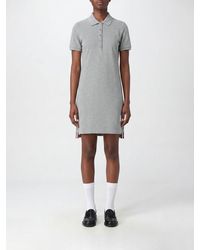 Thom Browne - 4-Bar Detail Cotton Mini Polo Dress - Lyst