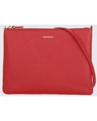 Coccinelle - Best Grained Leather Clutch - Lyst