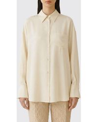 Fabiana Filippi - Crêpe De Chine Shirt With Jewel Detail - Lyst