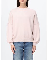 KHAITE - Crew-Neck Pure Cashmere Jumper With Ribbed Trims - Lyst