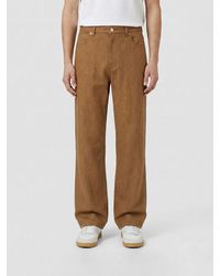 A.P.C. - Cotton Denim Straight Jeans - Lyst