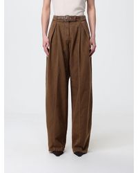 Blumarine - Wide Cotton Trousers - Lyst