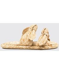 Zimmermann - Carousel Raffia Sandals With Knots - Lyst