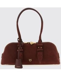 Pinko - Escape Bag Horizontal Suede Bag - Lyst