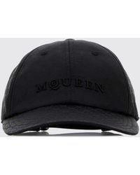 McQueen - Nylon Hat With Embroidered Logo - Lyst
