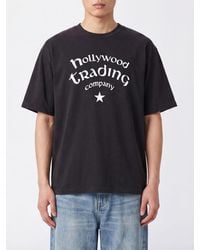 HTC - Oversized Cotton Logo-Print T-Shirt With Dropped Shoulders - Lyst