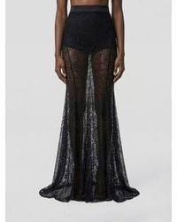 Elisabetta Franchi - Long Lace Skirt - Lyst