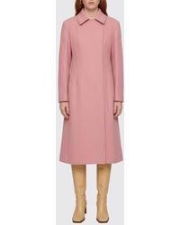 Jil Sander - Double-Breasted Long Coat - Lyst