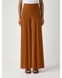 Maliparmi - Wide Leg Jersey Trousers - Lyst
