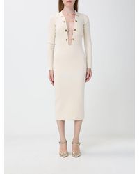 Elisabetta Franchi - Slim-Fit Midi Sheath Dress - Lyst