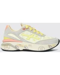 Premiata - Moerund Laminated Leather And Mesh Sneakers - Lyst