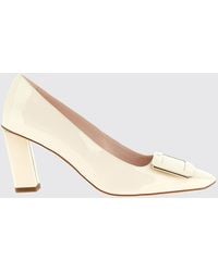Roger Vivier - Belle Vivier Patent Leather Pumps With Mid-Heel - Lyst