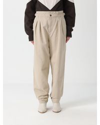 Isabel Marant - Cotton And Linen Pants - Lyst