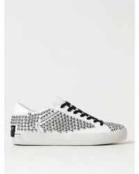 Crime London - Sneakers in pelle con borchie all over - Lyst