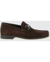 Ferragamo - Grandioso 2 Suede Loafer - Lyst