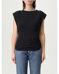 Isabel Marant - Top Drappeggiato A Girocollo - Lyst