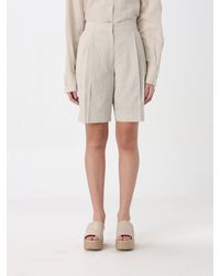 Calvin Klein - Pantaloncino in misto lino e cotone - Lyst