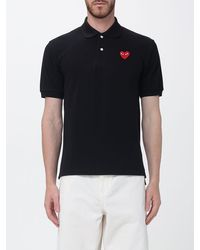 Comme des Garçons - Comme Des Gar&Ccedil	Ons Cotton Polo Shirt With Logo - Lyst