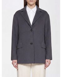 Max Mara - Short Single-Breasted Coat - Lyst