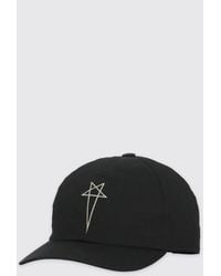 Rick Owens - Cotton Baseball Cap With Logo - Lyst