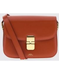 A.P.C. - Grace Small Leather Bag - Lyst