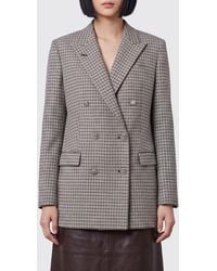 Tagliatore - Double-Breasted Wool-Blend Blazer With Houndstooth Pattern - Lyst