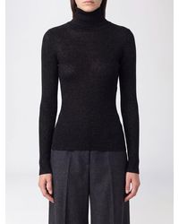 ELEH - Slim Fit Pure Wool Roll Neck Jumper With Ribbed Trims - Lyst