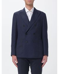 Boglioli - Double Breasted Virgin Wool Blazer - Lyst