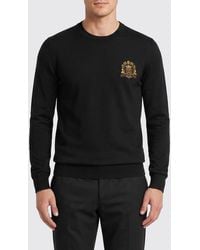 Dolce & Gabbana - Dolce &Amp Gabbana Virgin Wool Crew Neck Pullover - Lyst