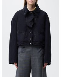 Maison Margiela - Crop Cotton Shirt Jacket - Lyst