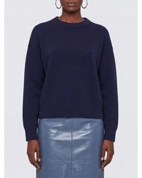 Mrz - Dropped Shoulder Virgin Wool And Cashmere Crewneck Jumper - Lyst