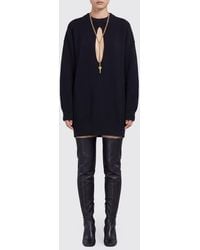 Elisabetta Franchi - Jewelled Cut-Out Knit Mini Dress - Lyst