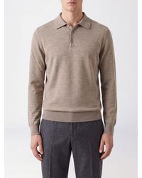Brioni - Long-Sleeved Polo Shirt - Lyst