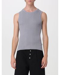Carrera - Ribbed Cotton Vest With Crew Neckline - Lyst