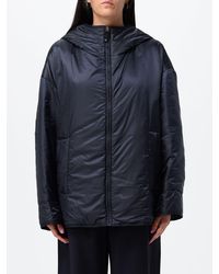 Max Mara - Waterproof Short Puffer Jacket With Hood And Zip Closure - Lyst