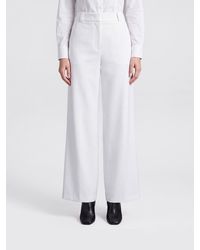 Giorgio Armani - Tailored High-Waisted Wide-Leg Trousers - Lyst