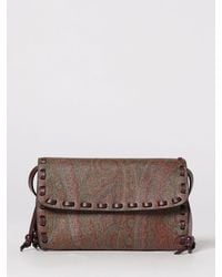 Etro - Arnica Coated Cotton Paisley Print Bag - Lyst