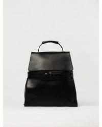 Moschino - Tie Me Leather Backpack - Lyst