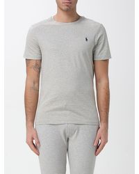 Polo Ralph Lauren - Cotton T-Shirt With Pony Logo - Lyst