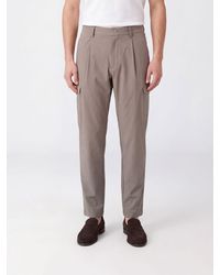 Herno - Pantalones Cargo Slim Fit En Tejido Técnico Con Pinzas Y Talle Medio - Lyst