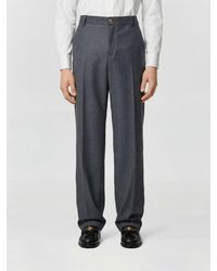 Versace - Wool Tailored Trousers - Lyst